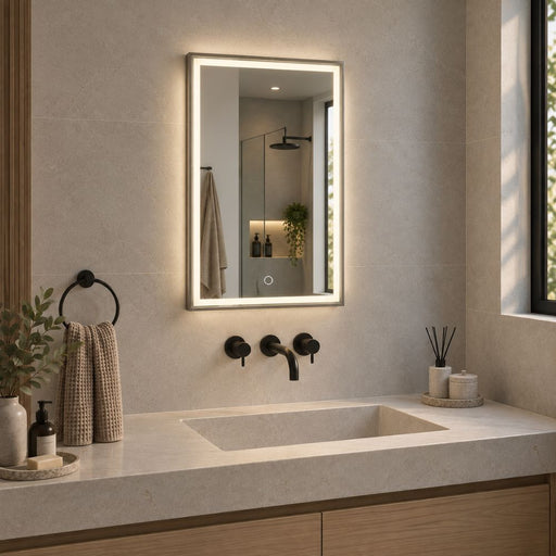 Brad Rectangular LED Bathroom Mirror Wall Light - LED Mirror - Lighting.co.za