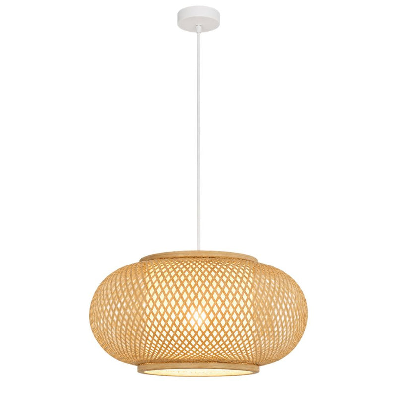 Brezo Natural Rattan Bamboo Pendant Light