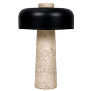 Nest Black and Travertine Table Lamp - Table Lamp - Lighting.co.za