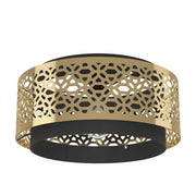 Sandbach Black and Gold Ceiling Light - Lighting.co.za