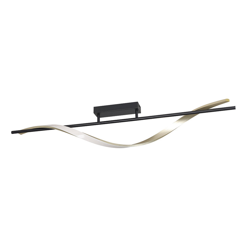 Conaprato Black and Gold CCT LED Ceiling Light - Lighting.co.za
