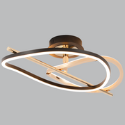 Axel Black and French Gold CCT LED Ceiling Light - Lighting.co.za