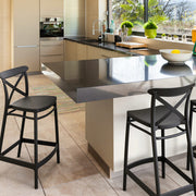 Siesta Cross Kitchen Stool - Lighting.co.za