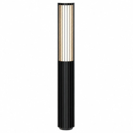 Cape Slatted Black 18W LED Outdoor Bollard Light - Outdoor Bollard Light - Lighting.co.za