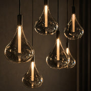 Cape 10 Light Smoke Glass Cluster LED Pendant Light - Pendant Light - Lighting.co.za