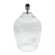 Chihuli Clear Glass Table Lamp BASE ONLY - Lighting.co.za