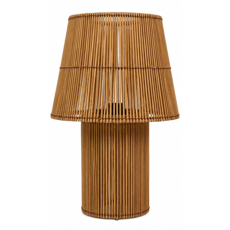 Clara Rattan Cane Table Lamp