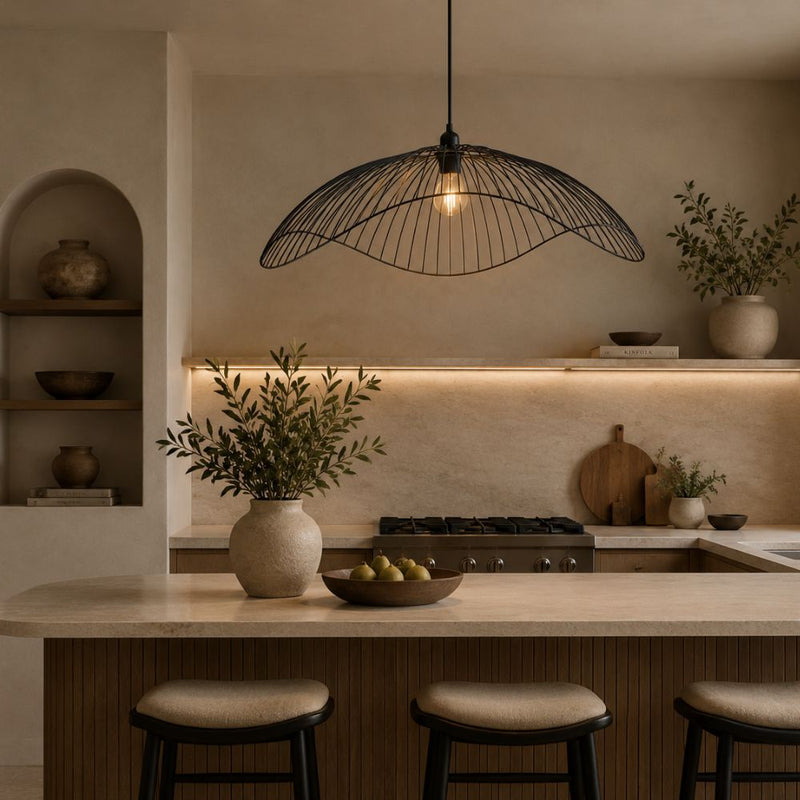 Cubano Black Wire Shade Pendant Light - Pendant Light - Lighting.co.za