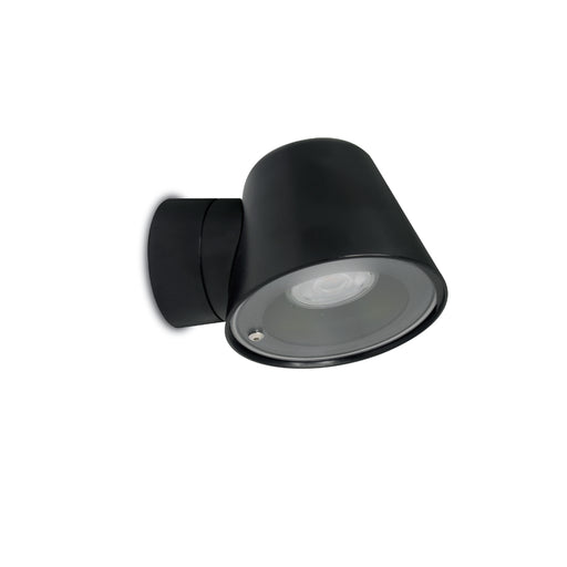 Deli GU10 Down Facing Black Outdoor Wall Light - Lighting.co.za