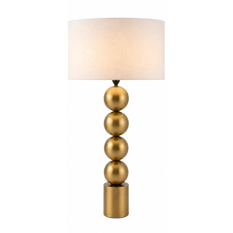 Desert Gold or Black Tall Metal Table Lamp