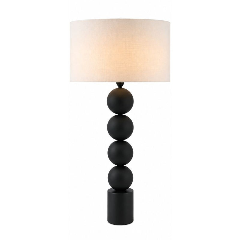 Desert Gold or Black Tall Metal Table Lamp