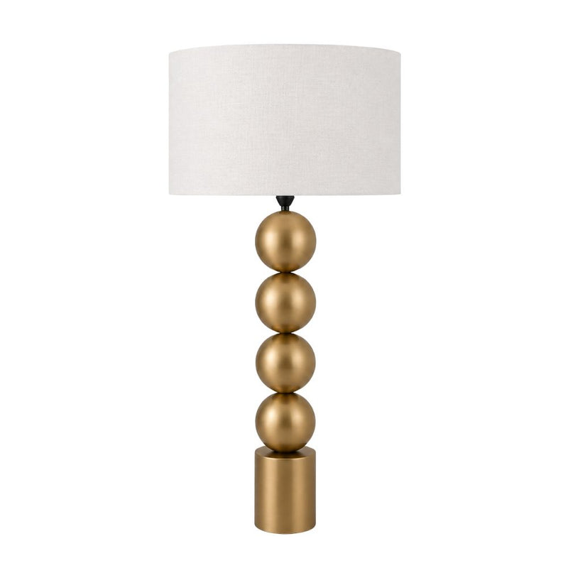 Desert Gold or Black Tall Metal Table Lamp