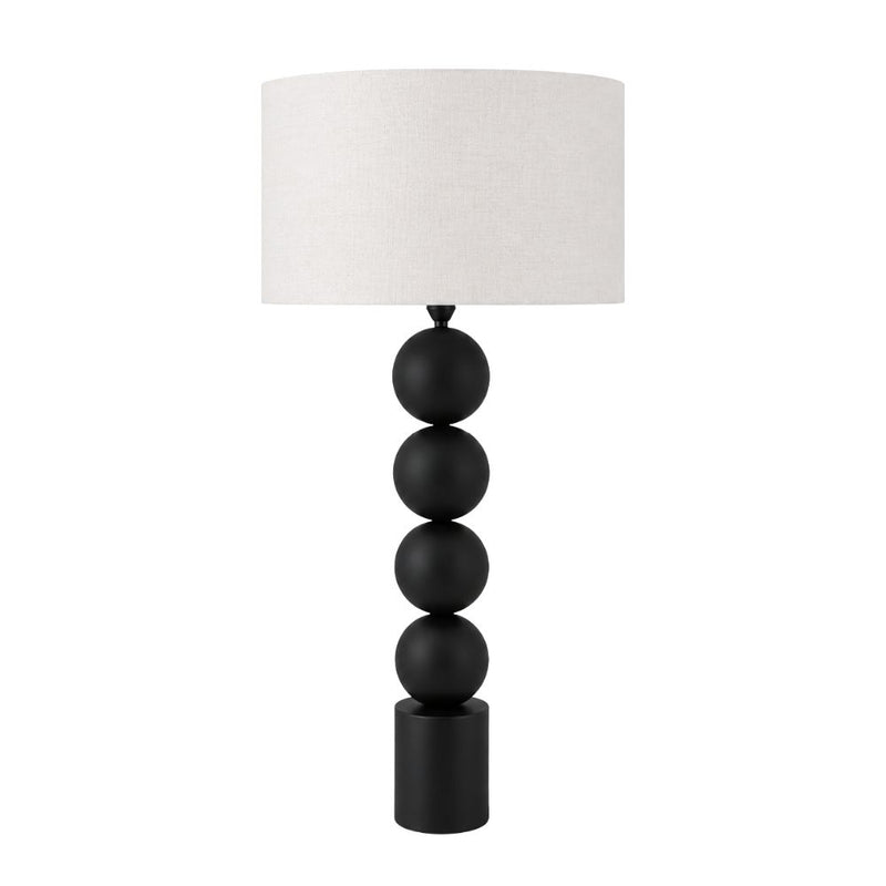 Desert Gold or Black Tall Metal Table Lamp