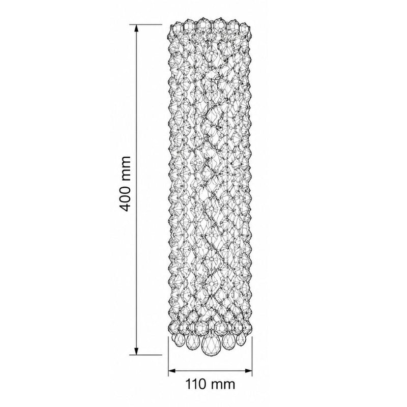 Dynasty Clear Crystal Dimmable CCT LED Wall Light - Indoor Wall Light - Lighting.co.za