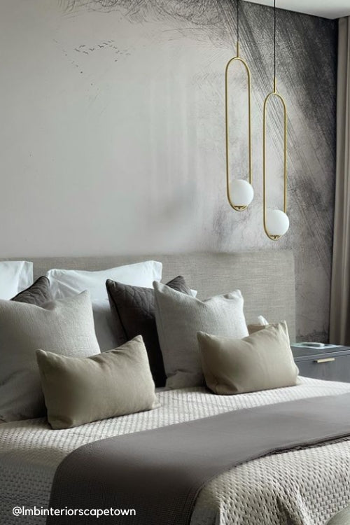 Chic Graphite Black or Antique Brass Single Glass Dome Pendant Light 2 Sizes - Lighting.co.za