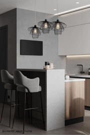 Sensu Trio Black | Gold | White Wire Pendant Light - Lighting.co.za