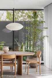 Silk 1 Pearl Bubble Eclipse Pendant Light 2 Sizes - Lighting.co.za