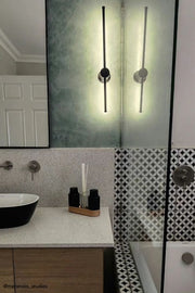 Dawn Black or White Slim LED Linear Wall Light - Lighting.co.za