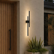 Edge Tall Black 24 Watt LED Outdoor Wall Light - Outdoor Wall Light - Lighting.co.za
