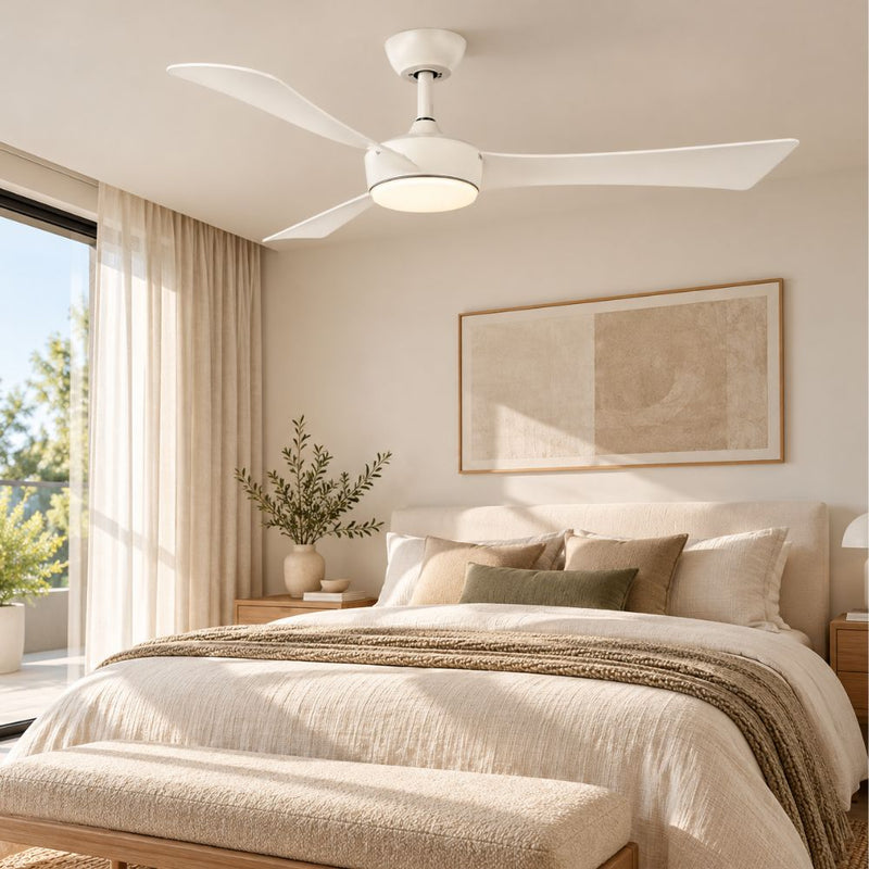 Elsa 3 Blade White CCT LED Ceiling Fan - Ceiling Fan - Lighting.co.za