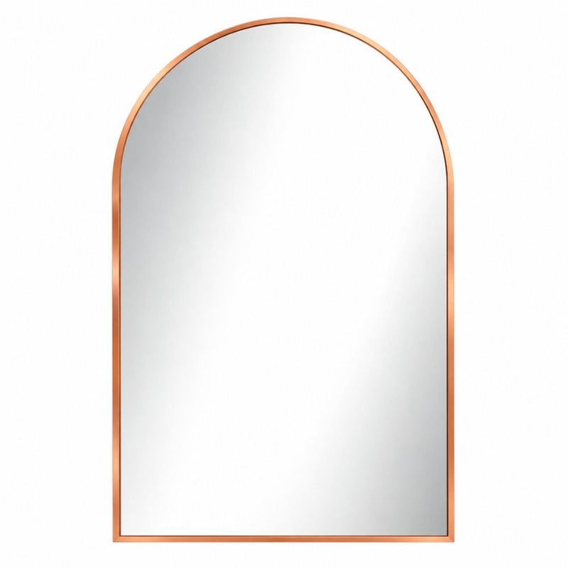 Essentials Arch Black | Copper Gold Wall Mirror - Mirror - Lighting.co.za