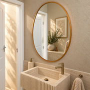 Essentials Irregular Black | Copper Gold Mirror - Mirror - Lighting.co.za