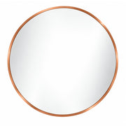 Essentials Urban Round Black | Copper Gold Mirror 3 Sizes - Mirror - Lighting.co.za