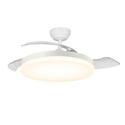 Evo Retractable 3 Blade White CCT LED Ceiling Fan - Ceiling Fan - Lighting.co.za