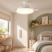 Evo Retractable 3 Blade White CCT LED Ceiling Fan - Ceiling Fan - Lighting.co.za