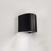 Evok 1 GU10 Down Facing Black | White Outdoor Wall Light - Lighting.co.za