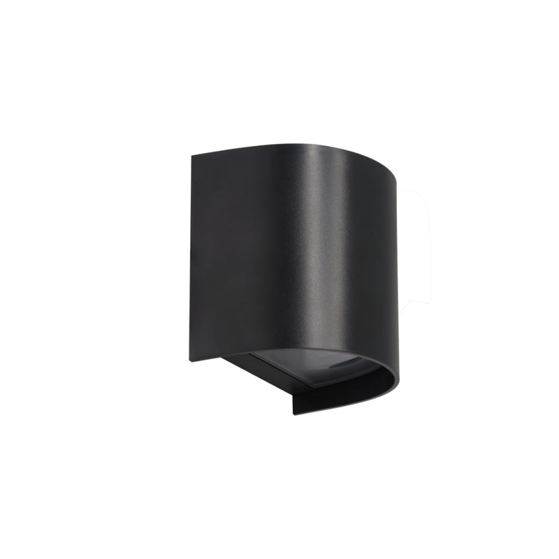 Evok 1 GU10 Down Facing Black | White Outdoor Wall Light - Lighting.co.za