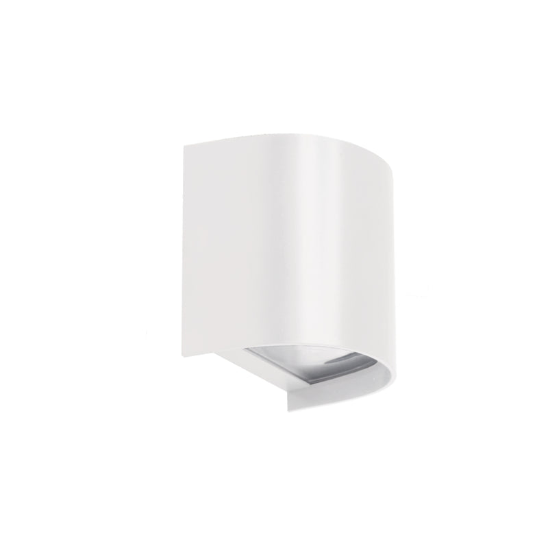 Evok 1 GU10 Down Facing Black | White Outdoor Wall Light - Lighting.co.za