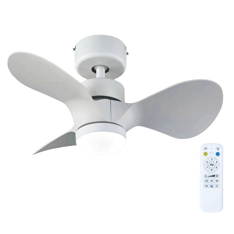 Echo White 3 Blade CCT LED Ceiling Fan - Lighting.co.za