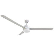 Aria 3 Blade Black or White LED Ceiling Fan - Lighting.co.za