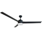 Aria 3 Blade Black or White LED Ceiling Fan - Lighting.co.za