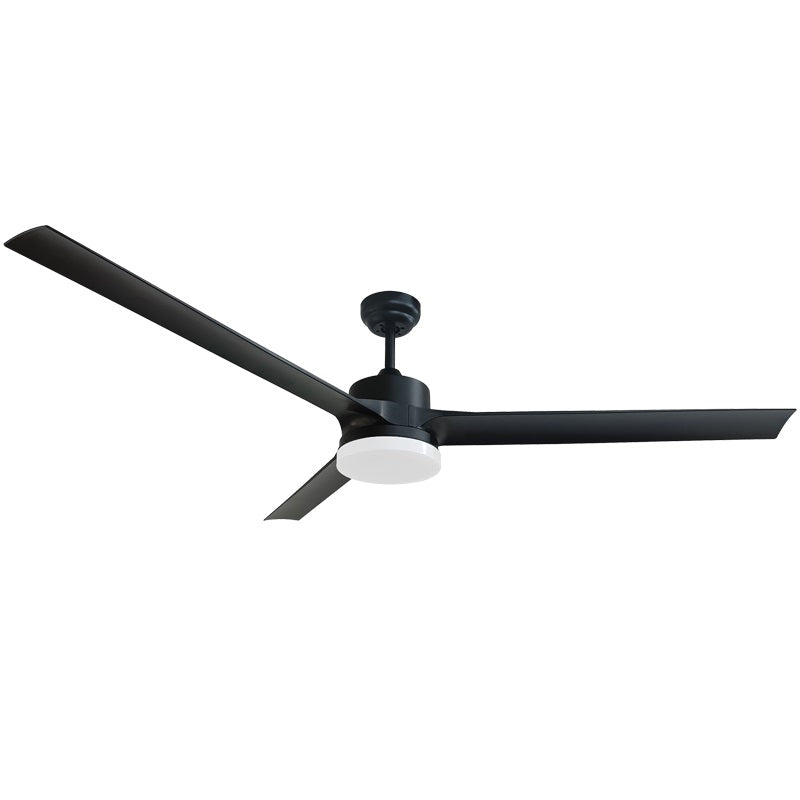 Aria 3 Blade Black or White LED Ceiling Fan - Lighting.co.za