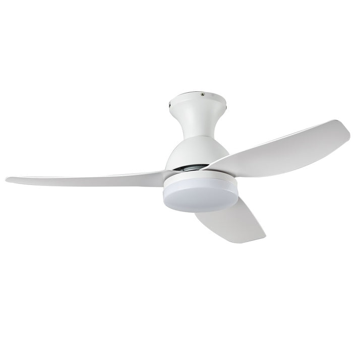 Bronco 3 Blade White CCT LED Ceiling Fan