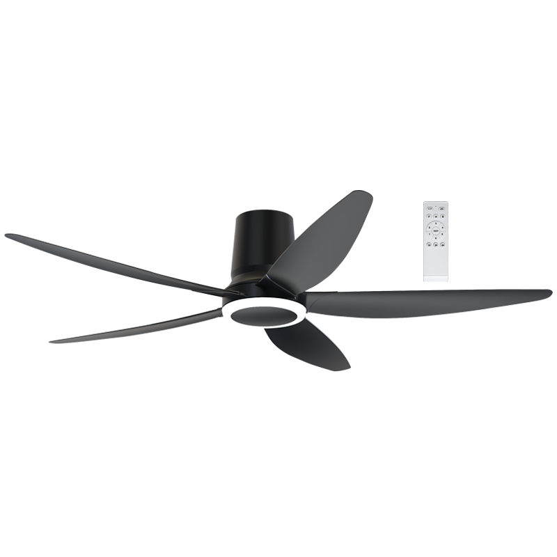 Zane 5 Blade White | Black CCT LED Ceiling Fan
