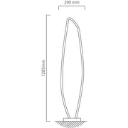 Vallerosa Brushed Brass LED Floor Lamp - Lighting.co.za