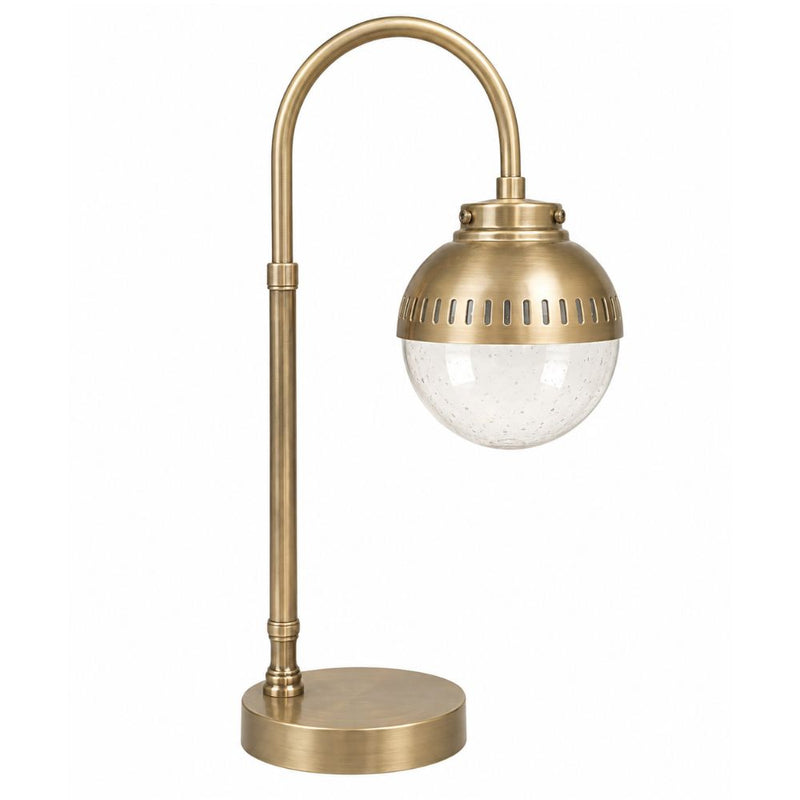 Fairview Brass Or Silver Desk Lamp