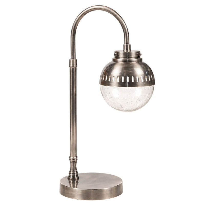 Fairview Brass Or Silver Desk Lamp
