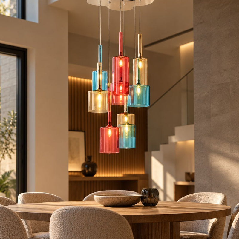 Francis Fire and Ice Cluster Pendant - Pendant Light - Lighting.co.za