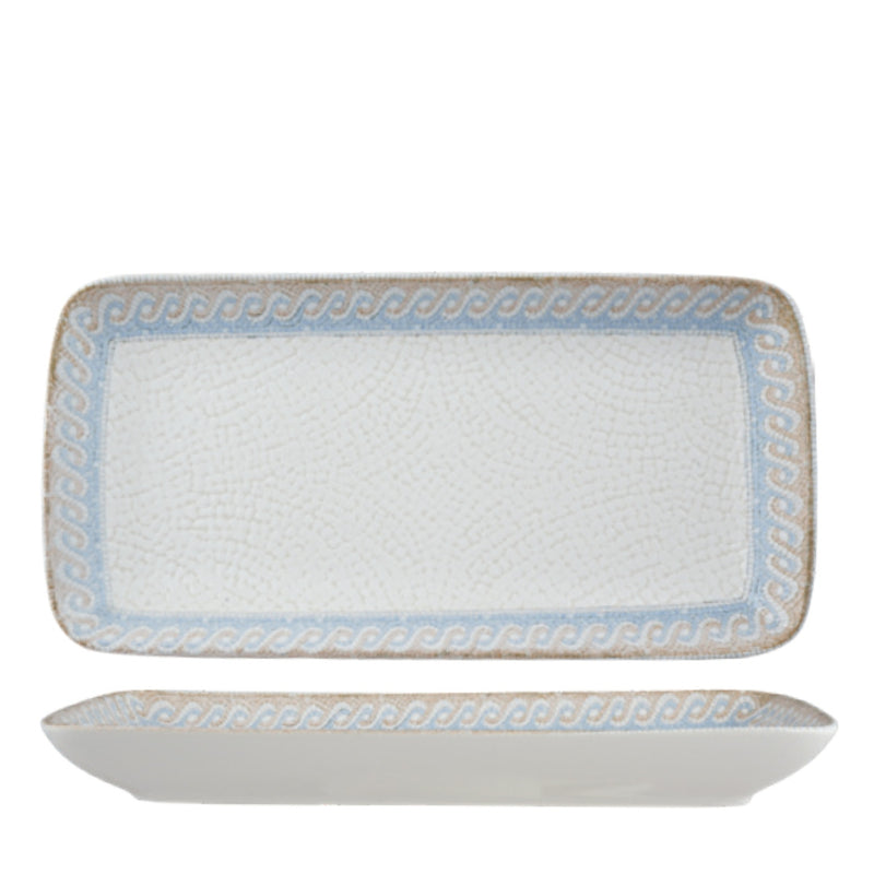 Ariane Athena Rectangular Plate 36 x 16.5 cm Fine Porcelain Set of 6 - Lighting.co.za