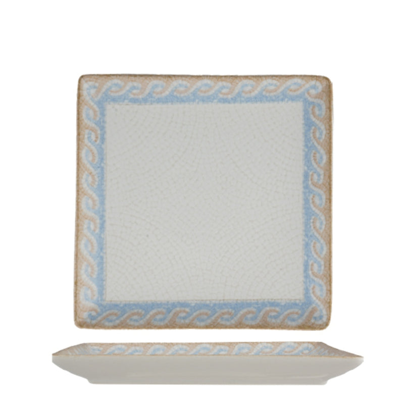 Ariane Athena Square Plate 21 x 21 cm Fine Porcelain Set of 6 - Lighting.co.za