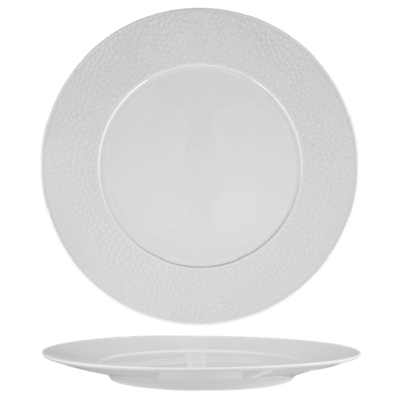 Ariane Crackle Rim Plate 31 cm Fine Porcelain Set of 6 - Lighting.co.za