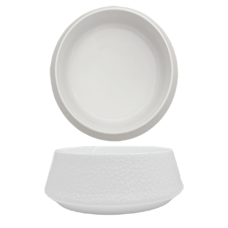 Ariane Crackle Slide Bowl 18 cm Fine Porcelain Set of 2 - Lighting.co.za