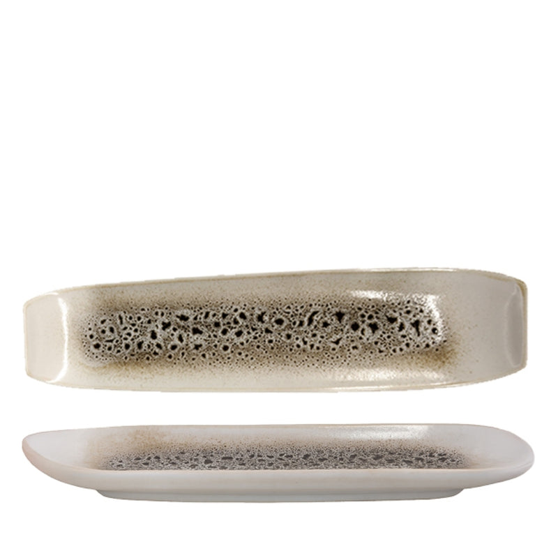 Ariane Jaguar Sushi Plate 30 x 7.5 cm Inside Fine Porcelain Set of 12 - Lighting.co.za