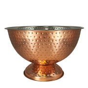 Hammered Copper Punch Bowl 33x21cm 8 Litre - Lighting.co.za