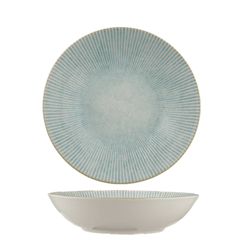 Ariane Paros Aqua Coupe Bowl 21 cm Fine Porcelain Set of 6 - Lighting.co.za