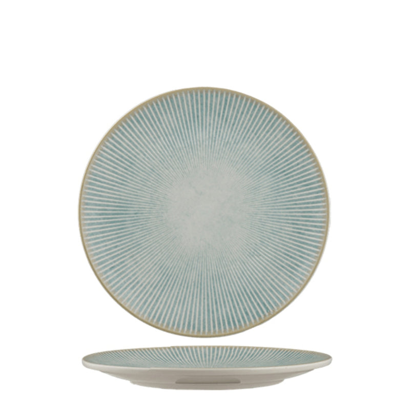 Ariane Paros Aqua Coupe Plate 18 cm Fine Porcelain Set of 12 - Lighting.co.za
